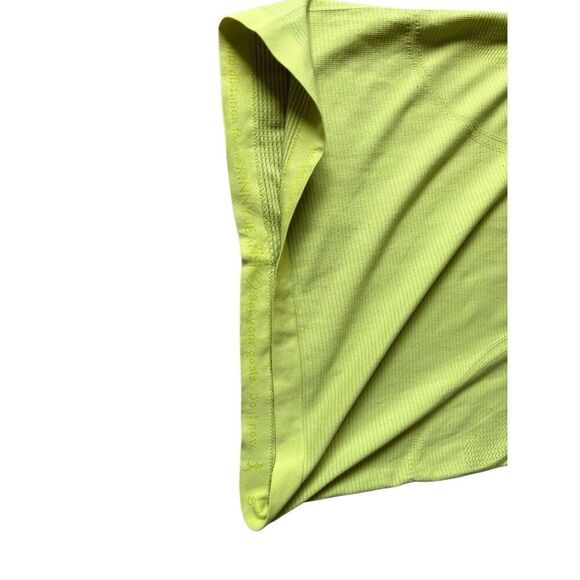 Lululemon Swiftly Tech Long Sleeve Shirt size 8 Heathered Split Pea Neon Green Y - Picture 3 of 11